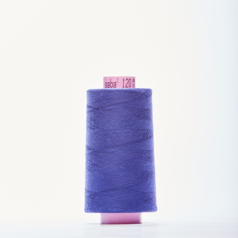 Нитки армированные saba 120 (Фиолетовый, 577, БП)