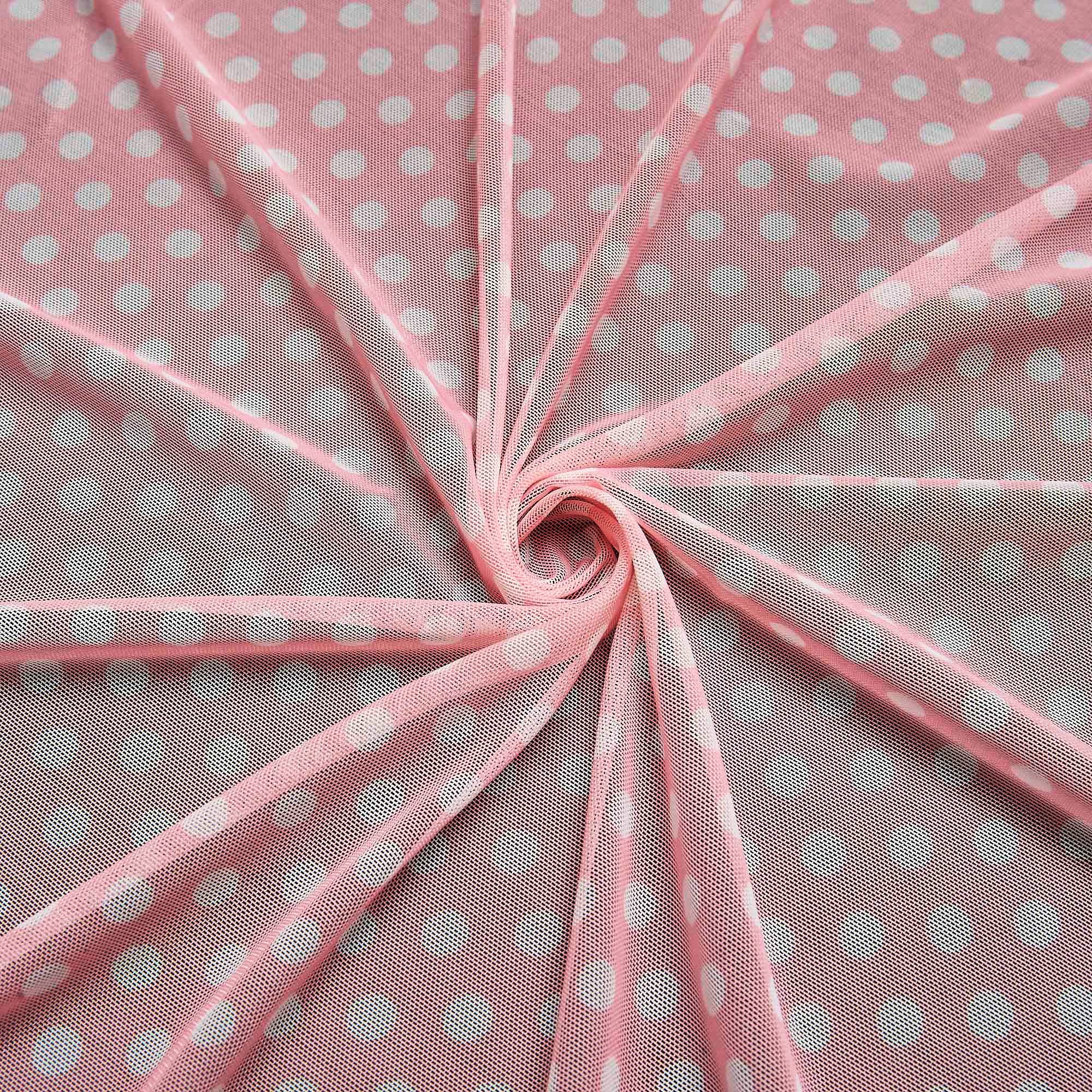 Сетка эластичная принт nkkt-1405p (Розовый, NKWD-083 pink, БП)