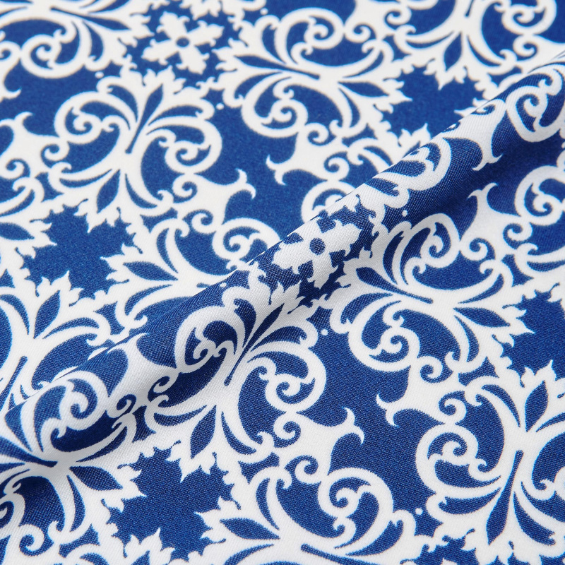 Микрофибра принт WH1005p (Синий, A121512-3E, БП)