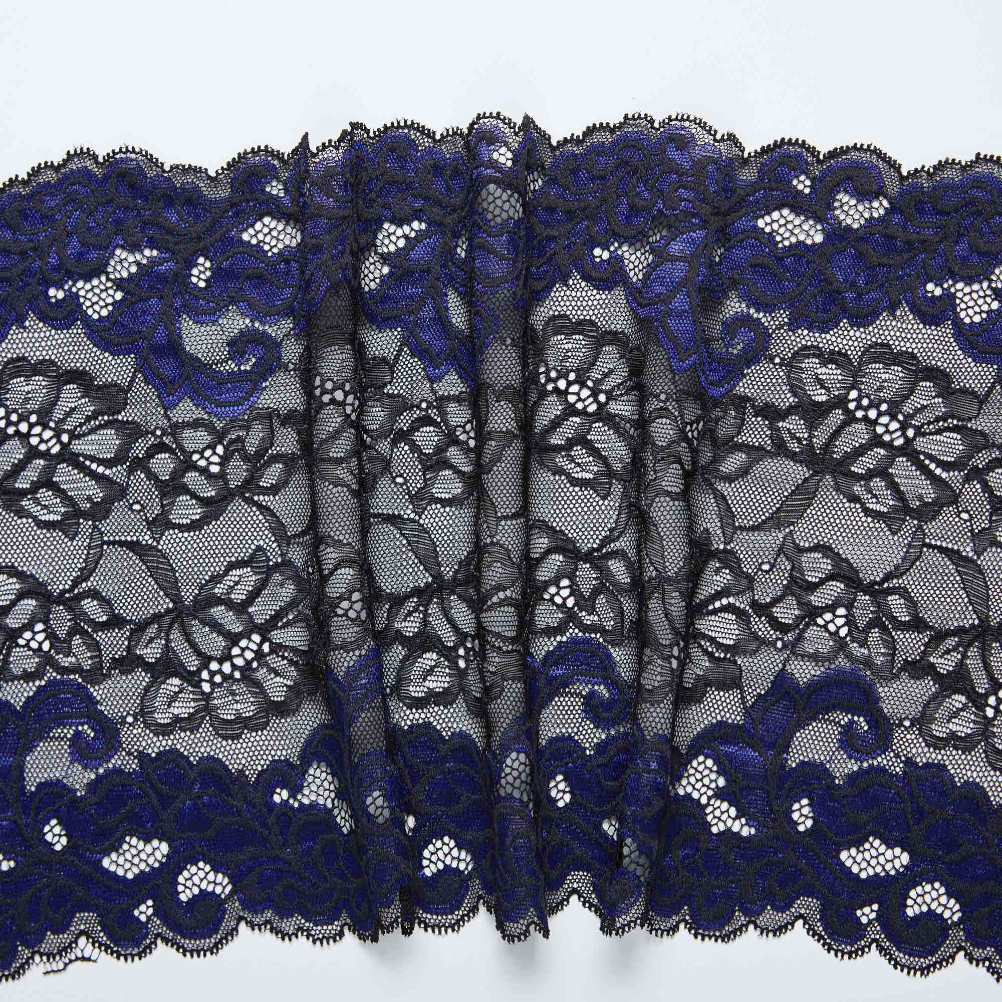 Кружево Эластичное HB050451TT (Черный, S170227053A, БП)