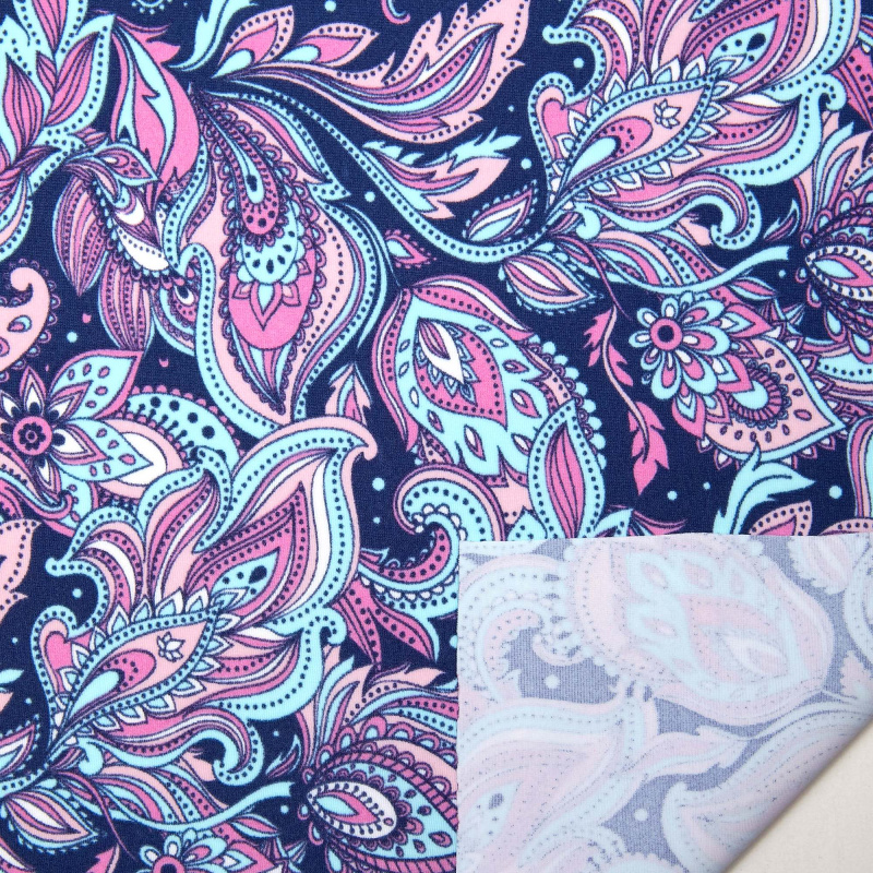 Микрофибра принт WH1005p (Синий, CA422507-2E, БП)