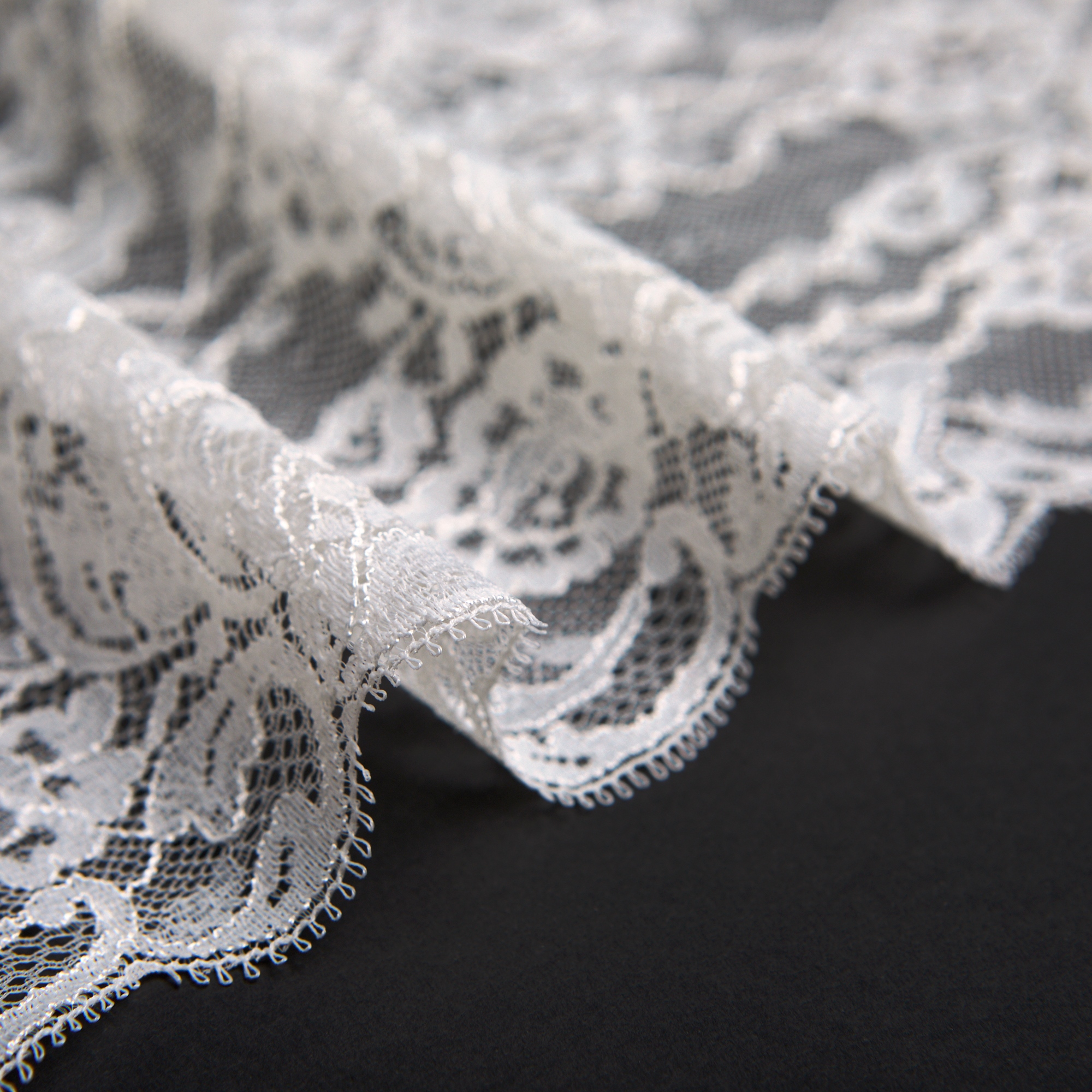 Кружево Эластичное 233/85975 BB (Айвори, ECRU LAVE, БП)