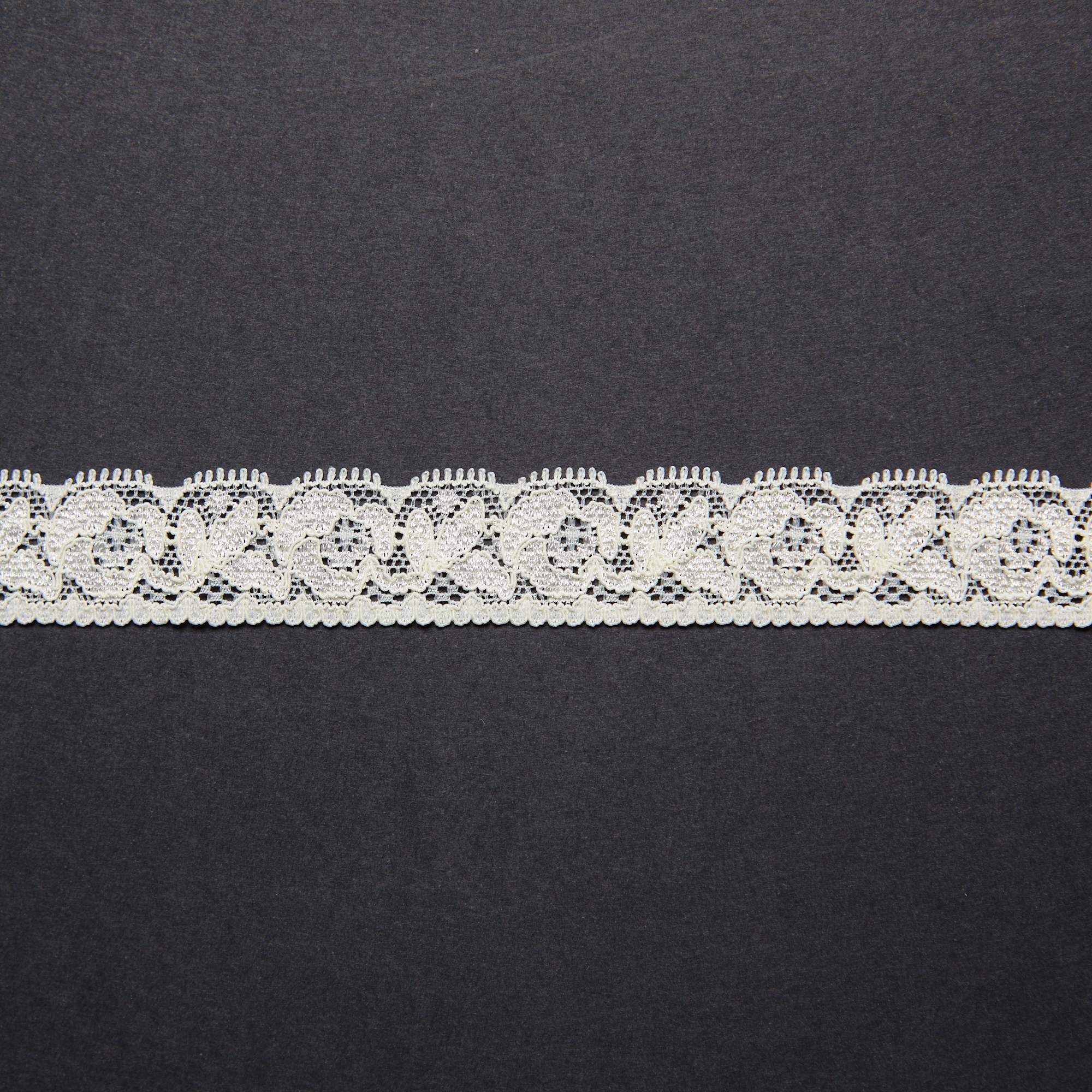 Кружево Эластичное Узкое 106164 (Айвори, С13019279, БП)