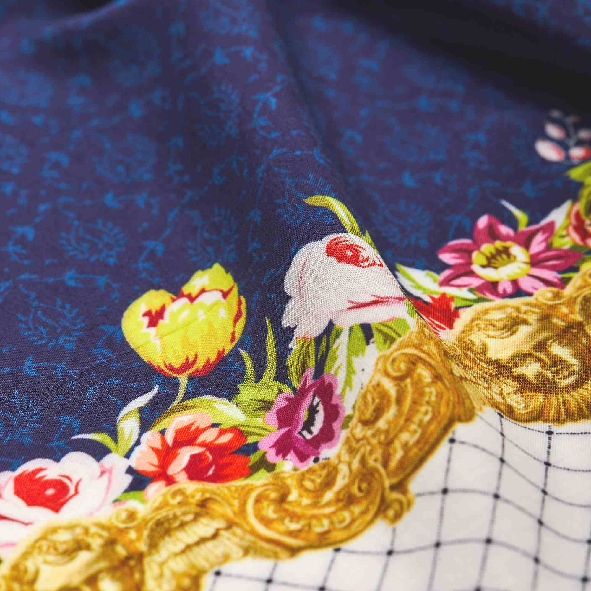 Вискоза тканая принт ALEX (Синий, DP5259, БП)