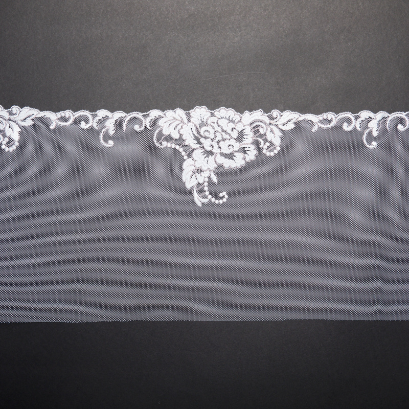 Вышивка На Сетке Неэластичной 412104 (Белый, K47808, БП)