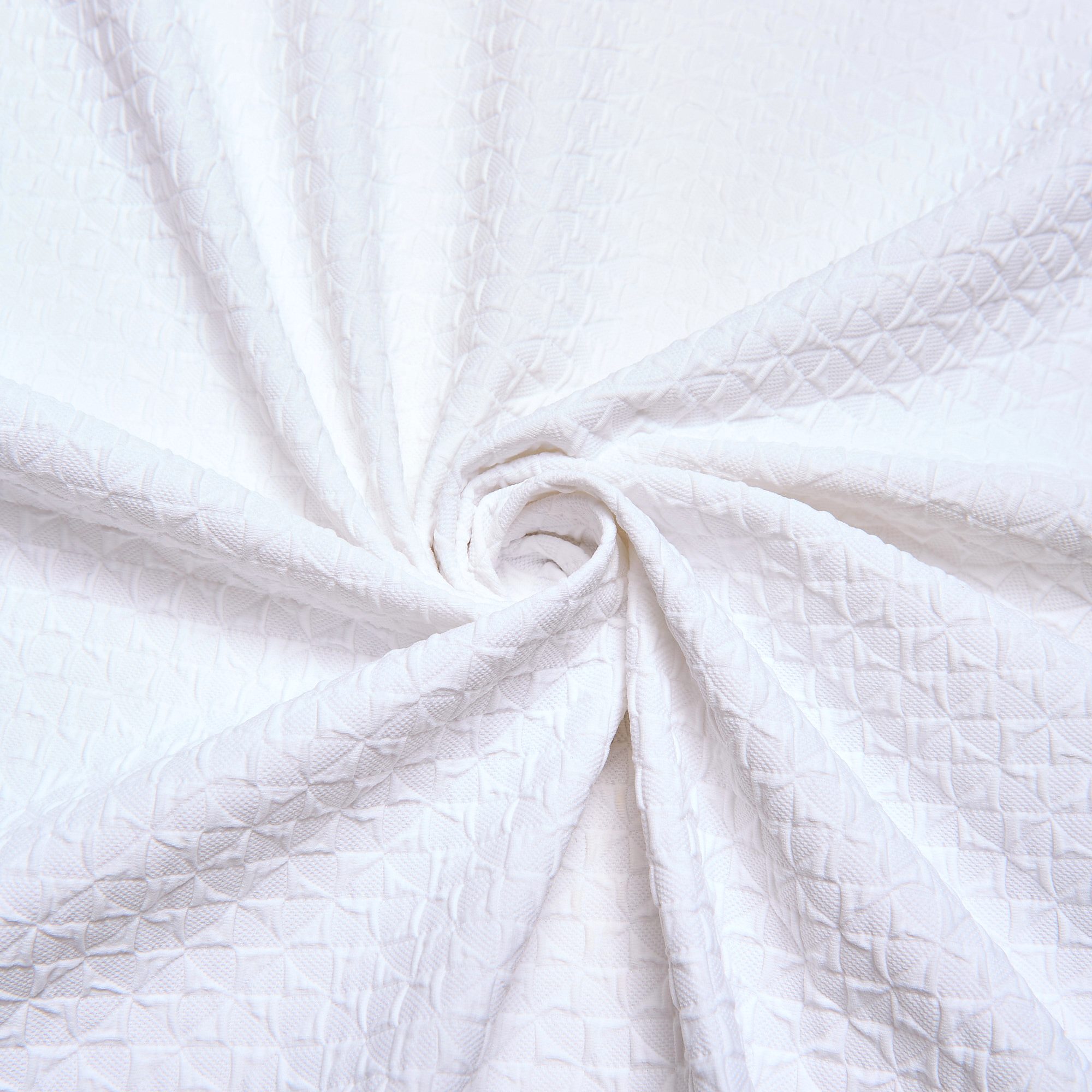 Микрофибра Фактурная KML DIS.6725 (Белый, Стандарт, БП)