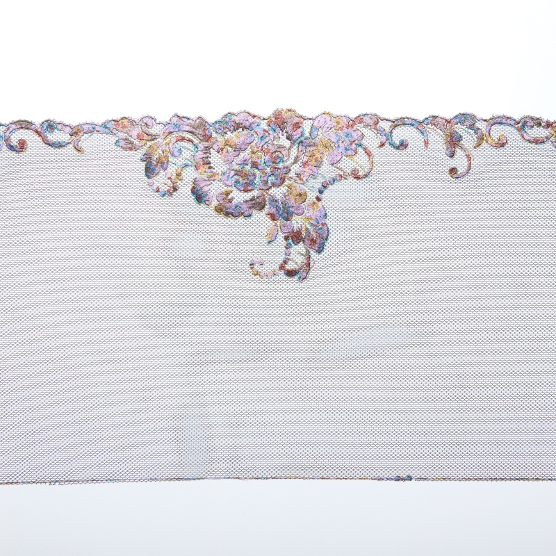 Вышивка На Сетке Неэластичной 412104 (Черный, K47813, БП)