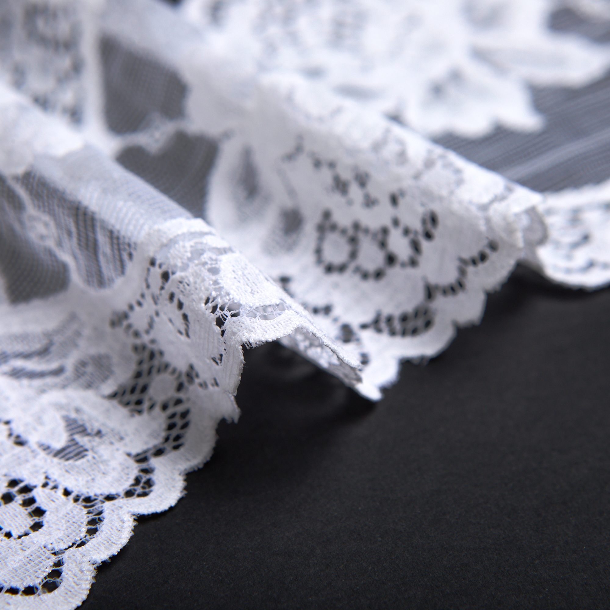 Кружево Эластичное M05265.15 (Белый, off white, БП)