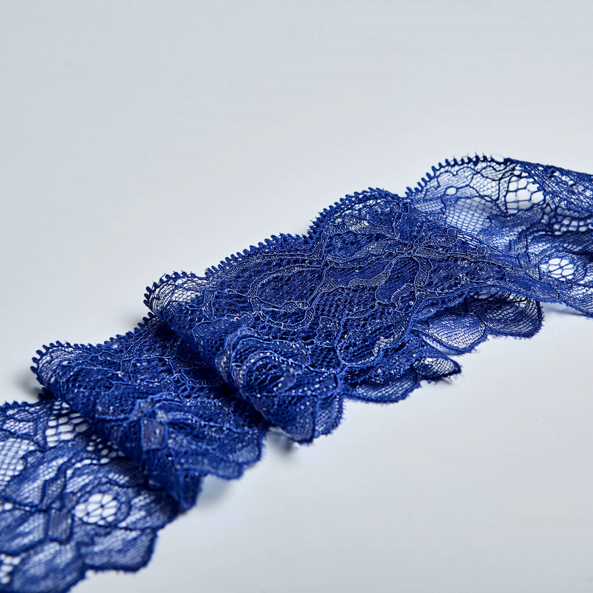 Кружево Эластичное Узкое 9764RDH (Синий, 6C2349A, БП)