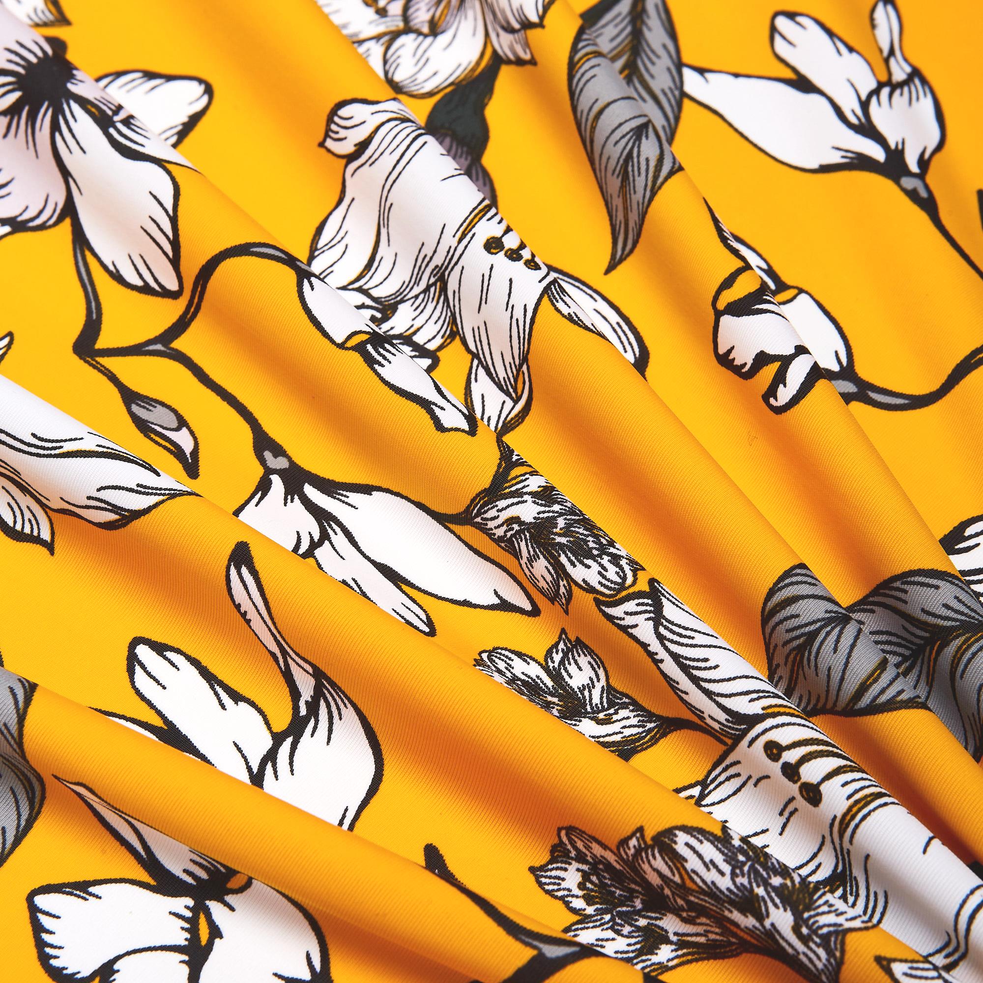 Микрофибра Принт ZH1186 (Желтый, CA635848-1E, БП)