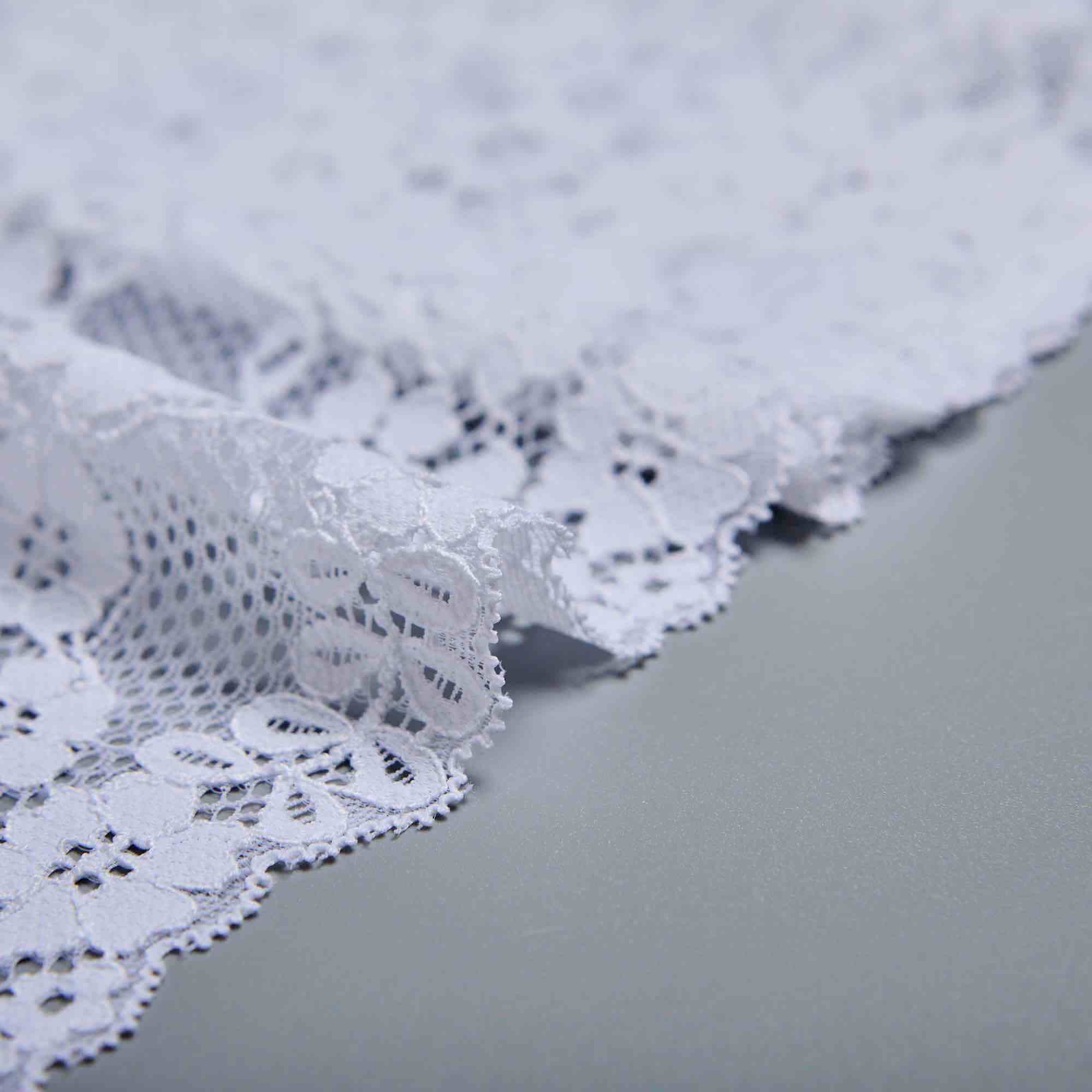 Кружево Эластичное H070198TT (Белый, Q150324082, БП)