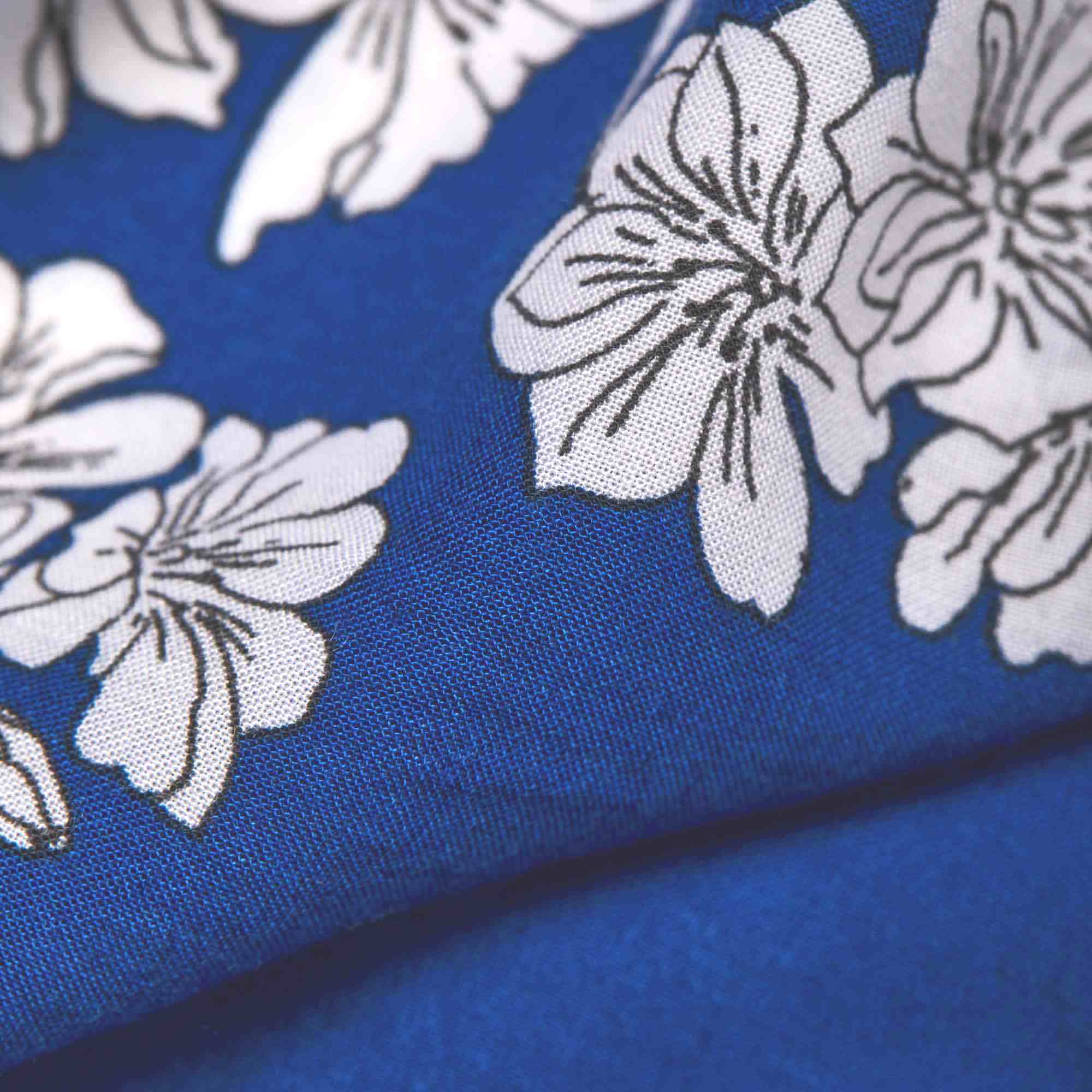 Вискоза тканая принт RM003p (Синий, 2b17-14122 navy, БП)