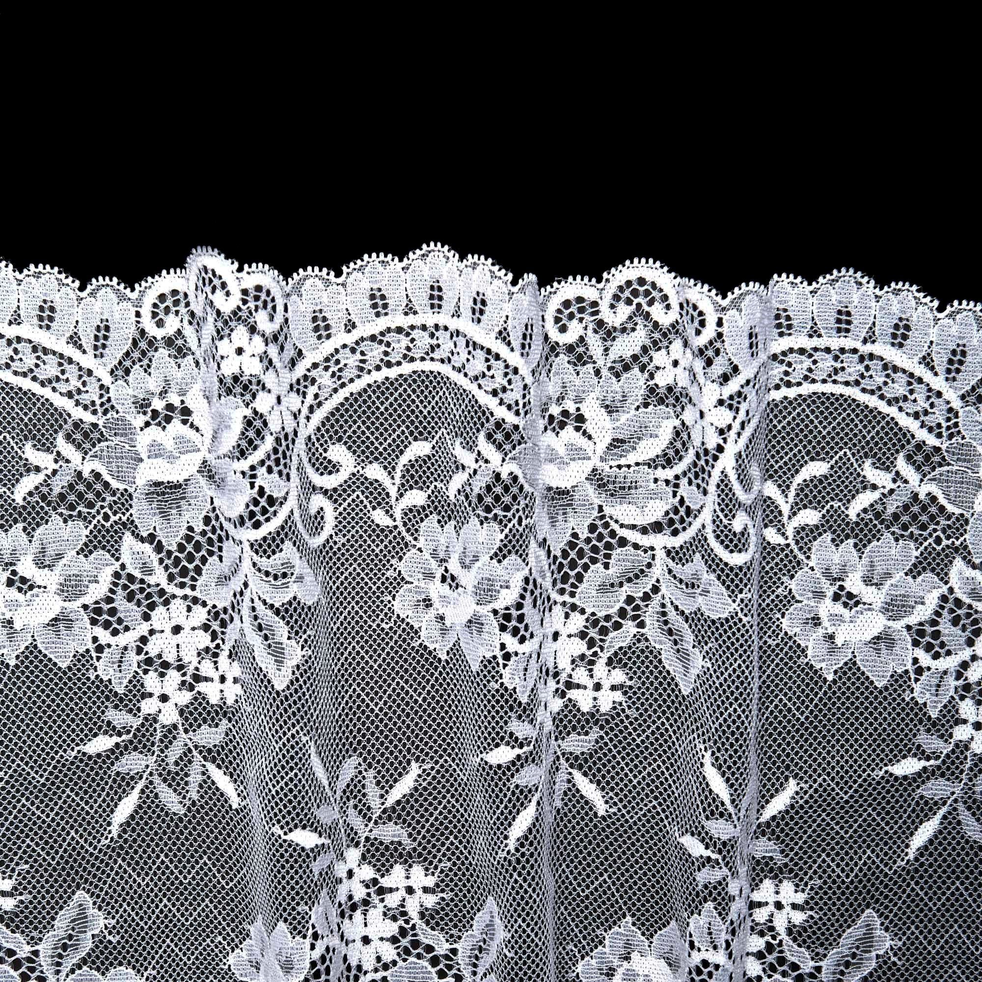 Кружево Эластичное HZ4643N (Белый, Стандарт, БП)