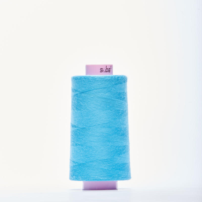 Нитки армированные saba 120 (Голубой, 7089, БП)