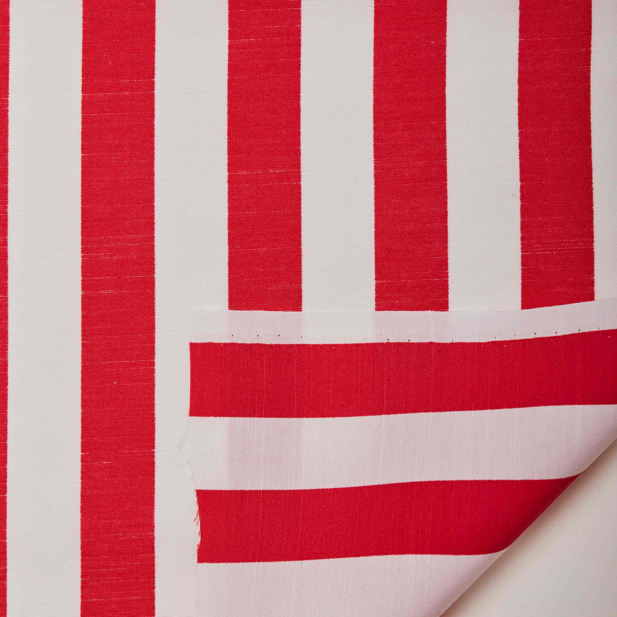 Хлопок тканый принт WHSH-SC1420 (Красный, Stripes/red, БП)