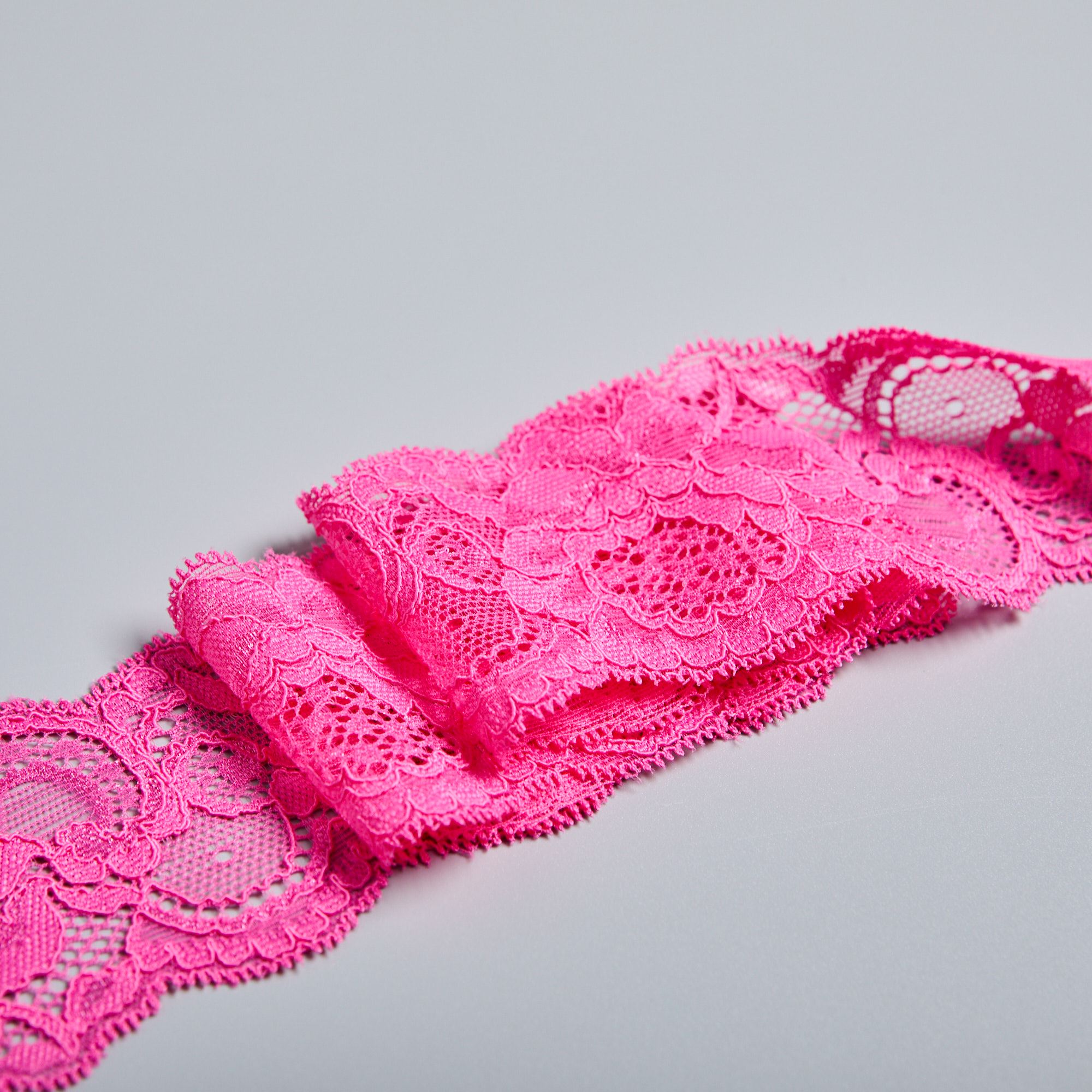 Кружево Эластичное Узкое 606060 (Розовый, C15016988, БП)