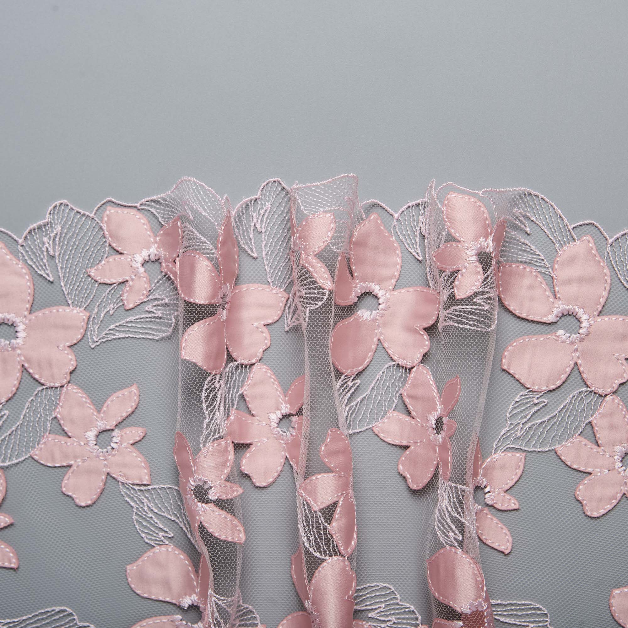 Вышивка На Сетке Неэластичной 113499 (Розовый, K62494, БП)