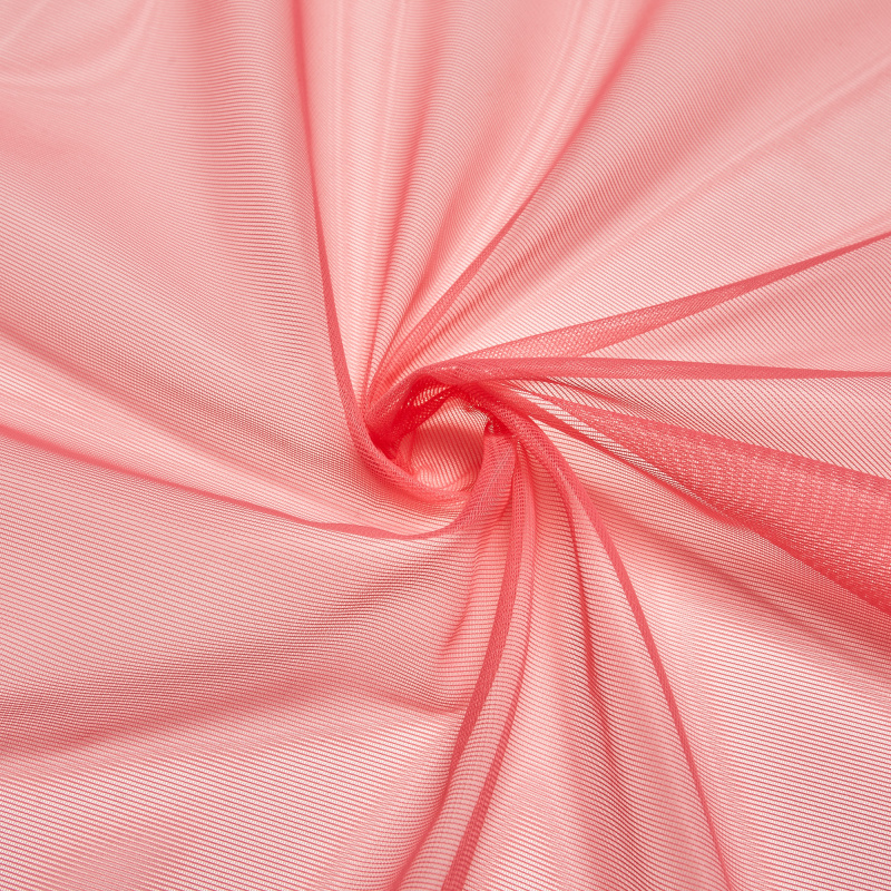 Сетка неэластичная 387 (Розовый, 754, БП)