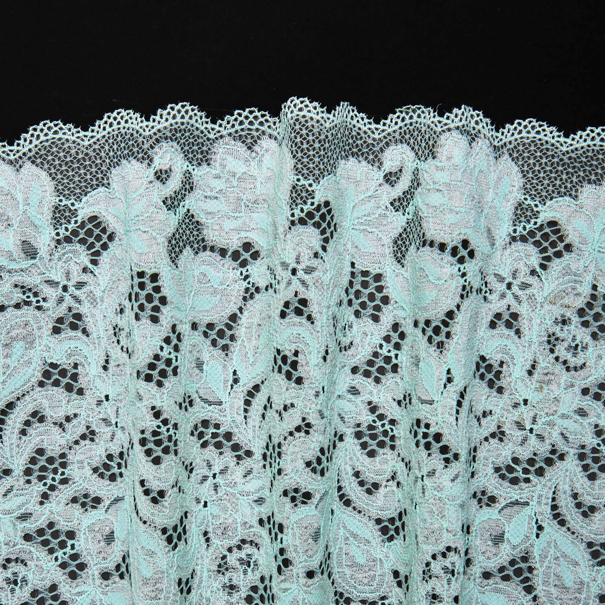 Кружево эластичное HQ543M (Голубой, LW000265A, БП)