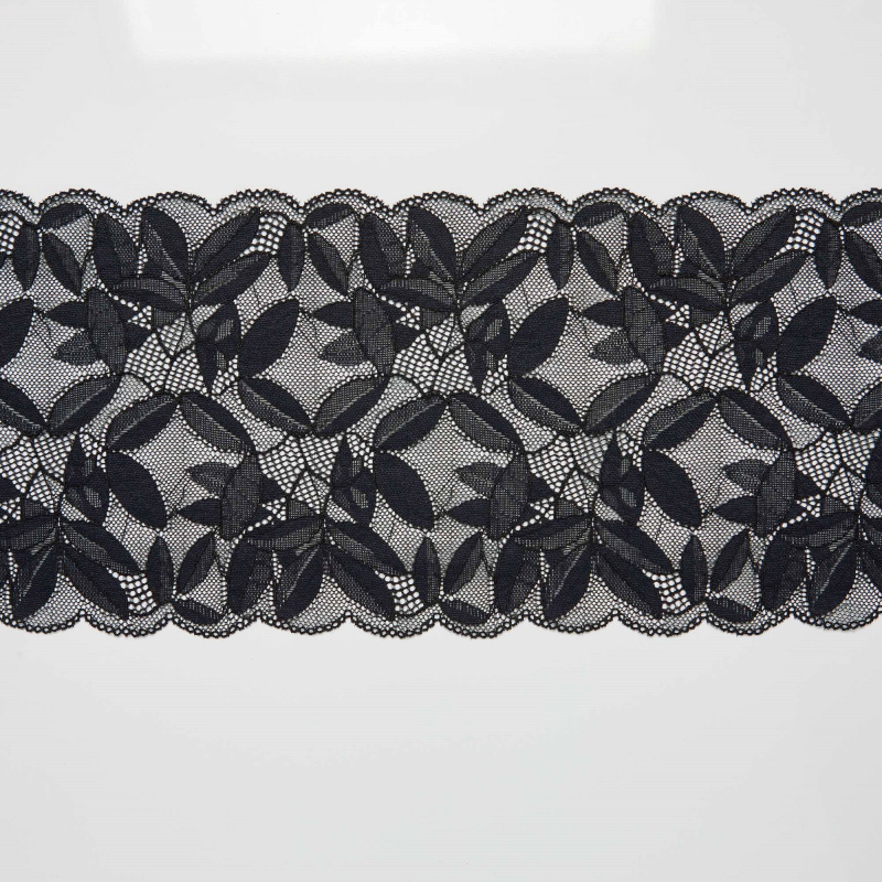 Кружево эластичное HP579A (Черный, Стандарт, БП)