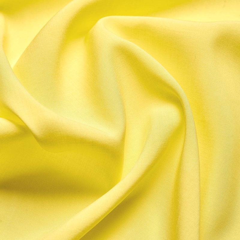 Вискоза тканая 14006 (Желтый, lemon yellow, БП)