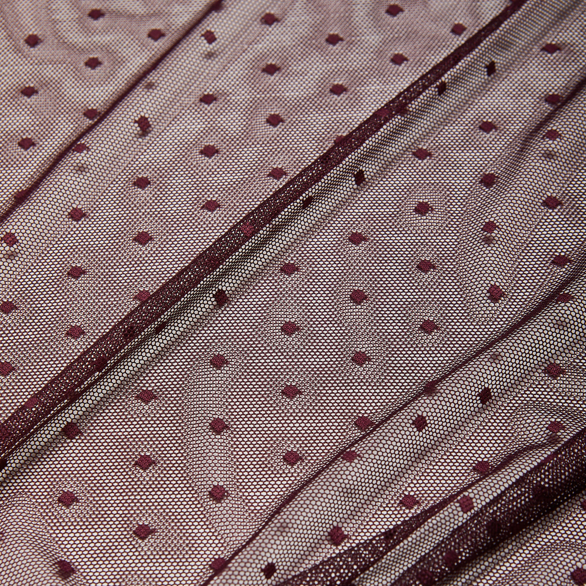 Сетка Эластичная В Мушку 66039 (Бордовый, SH171122155A, БП)