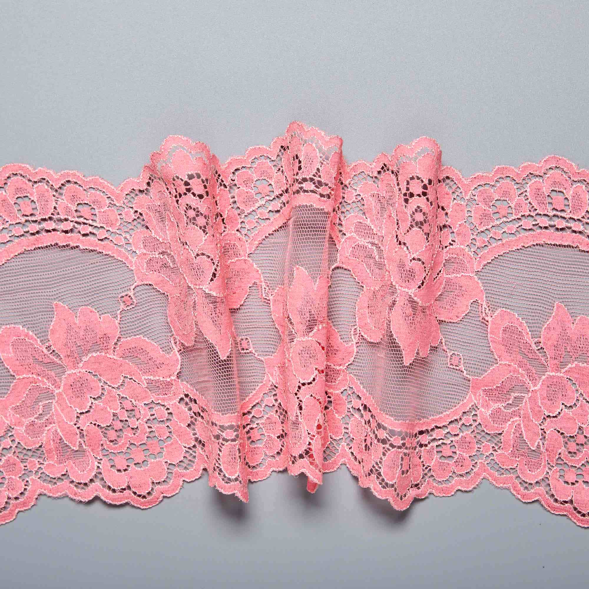 Кружево Эластичное M05265.15 (Розовый, pink, БП)