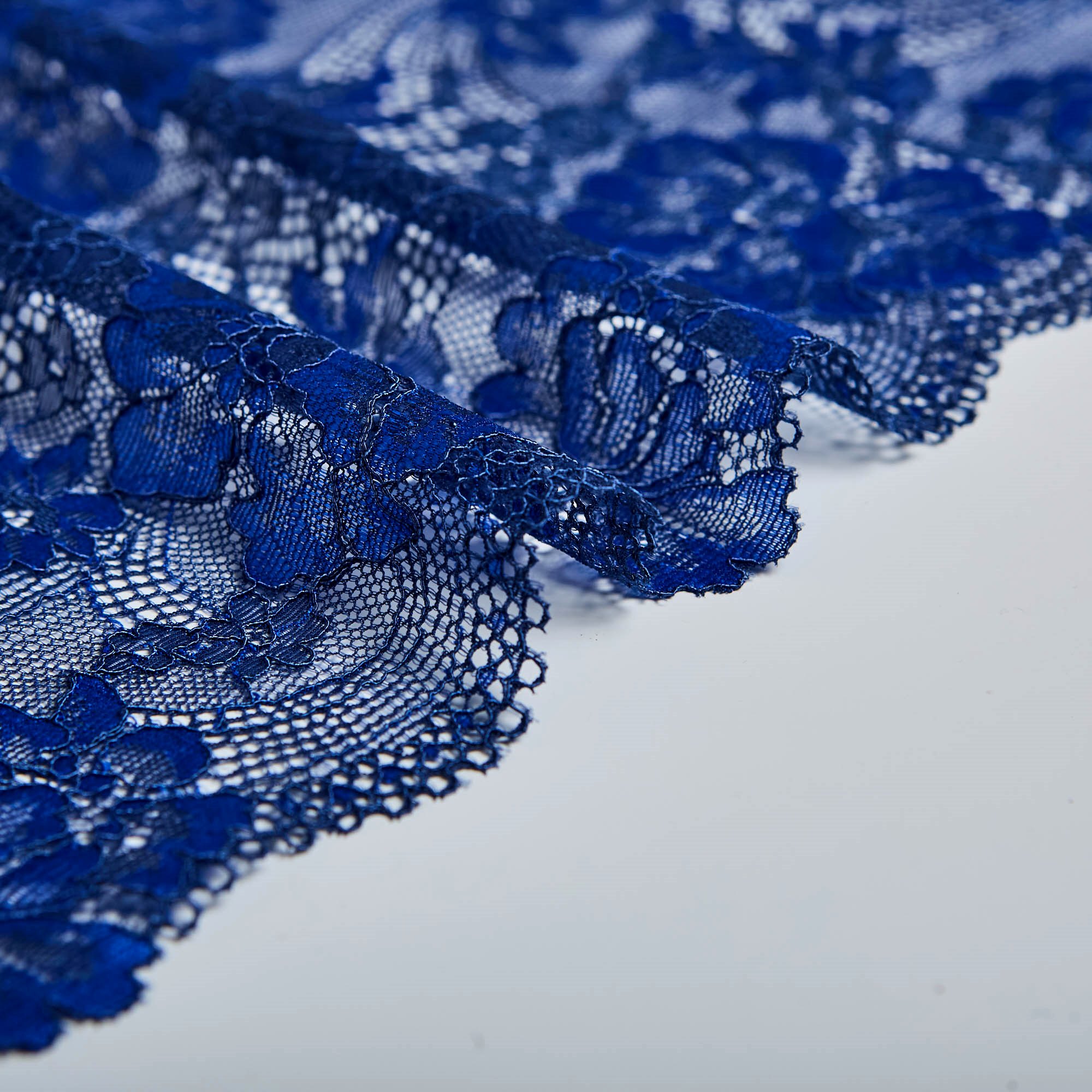 Кружево Эластичное HY530M (Синий, G131009011, БП)