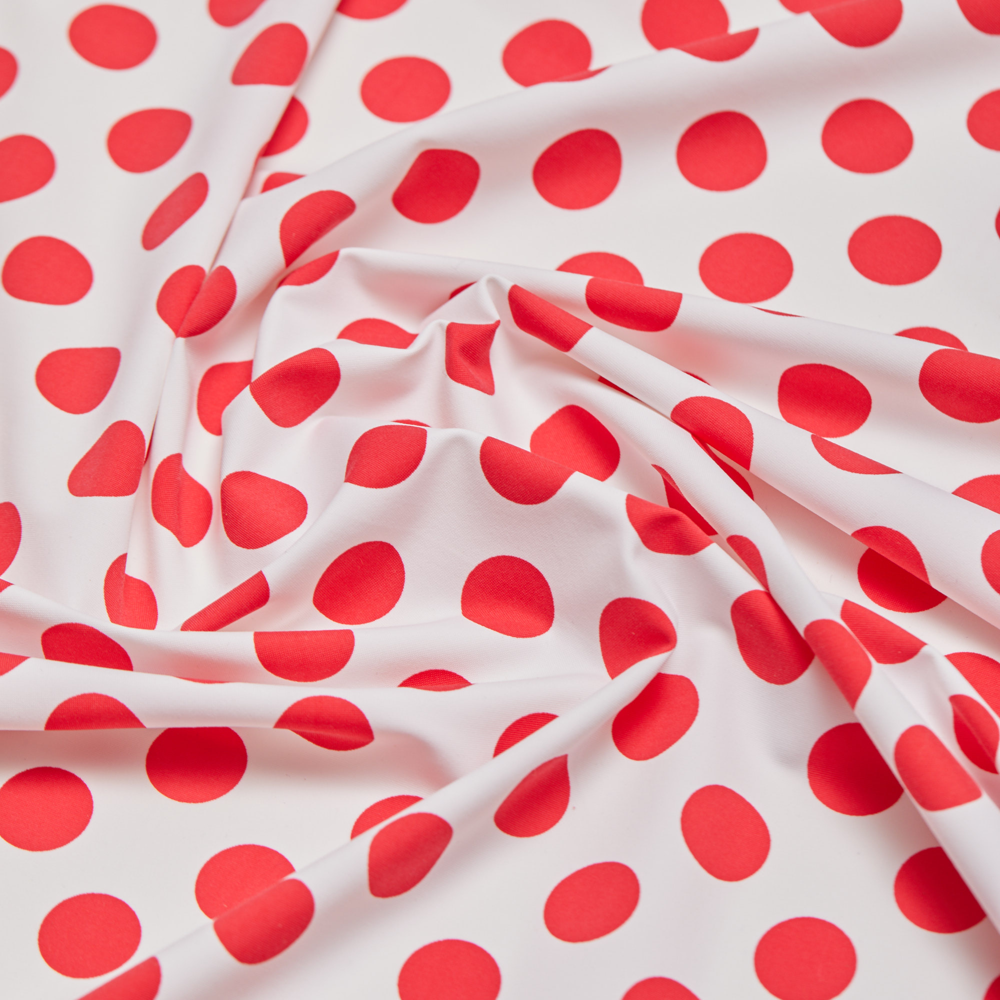 Микрофибра принт stt163p (Белый, dot C/1 Red, БП)