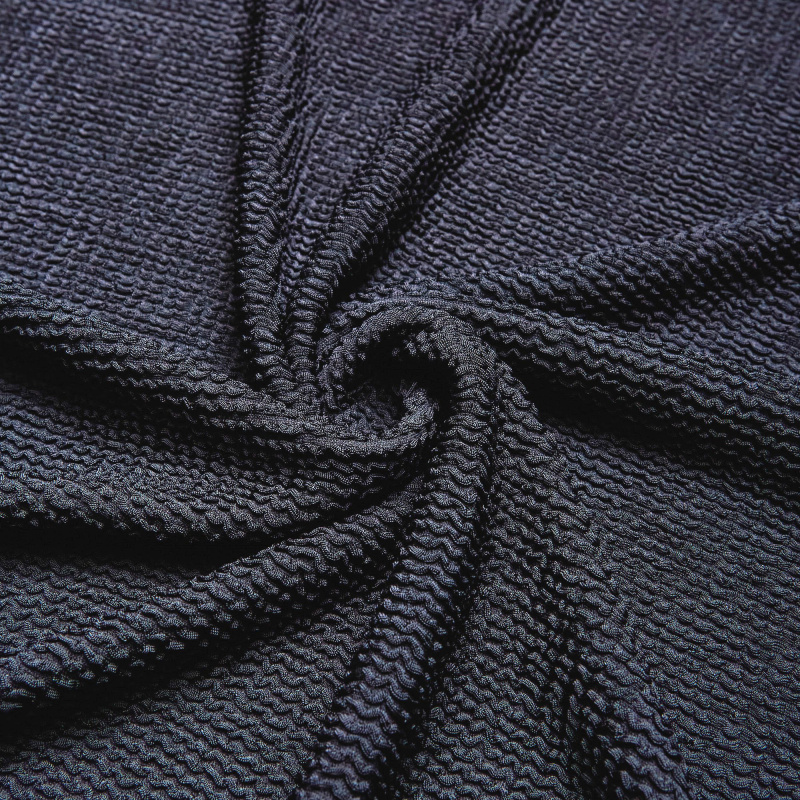 Микрофибра Фактурная Бифлекс Mystic (Черный, стандарт, 19-4007)