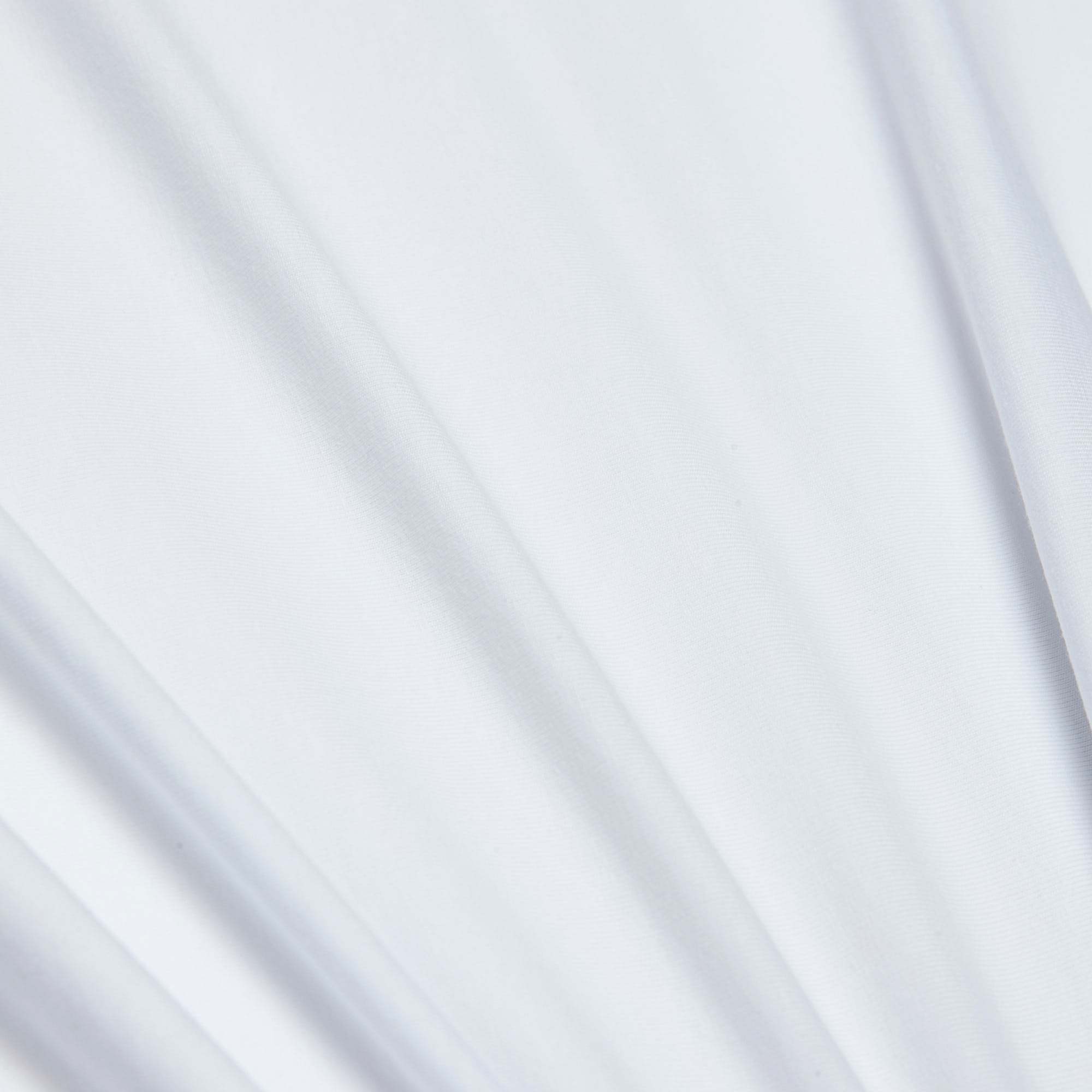 Хлопок трикотажный 40/1 Кулирка ПЕНЬЕ, однотонная с лайкрой (Белый, RD-0001, БП)