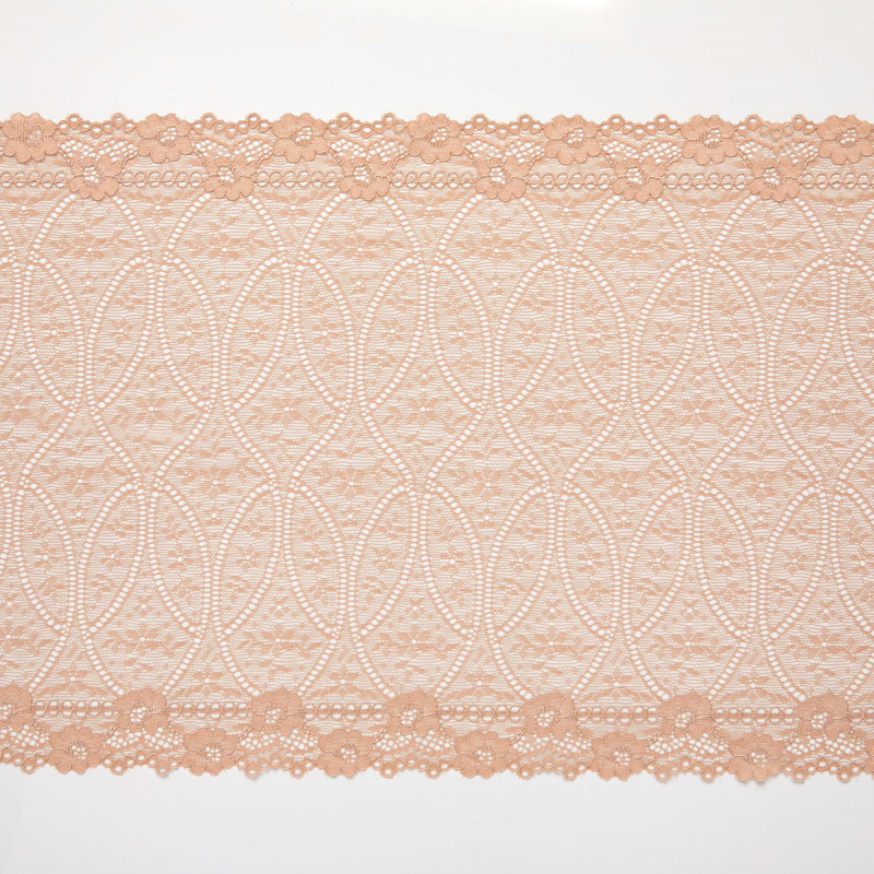 Кружево эластичное Q1206A (Бежевый, Nude, БП)