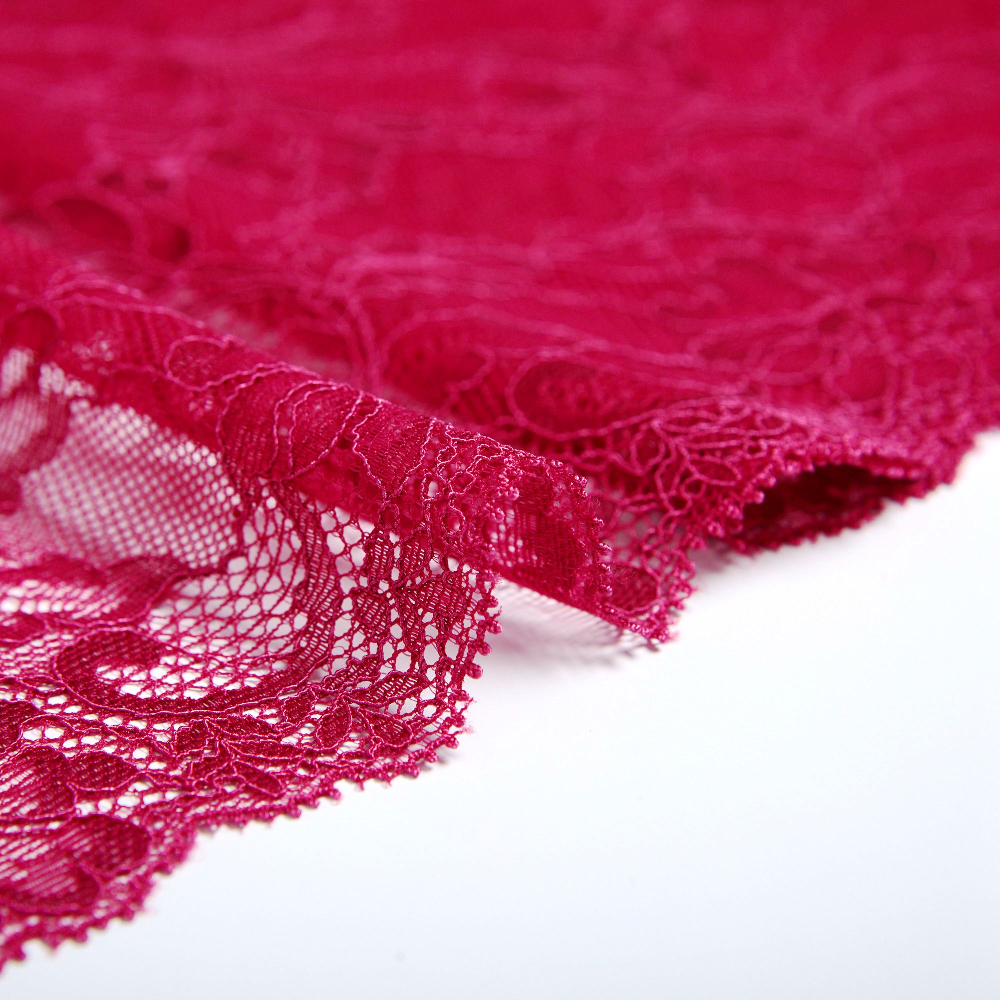 Кружево Эластичное H6471M (Бордовый, RR006372, БП)