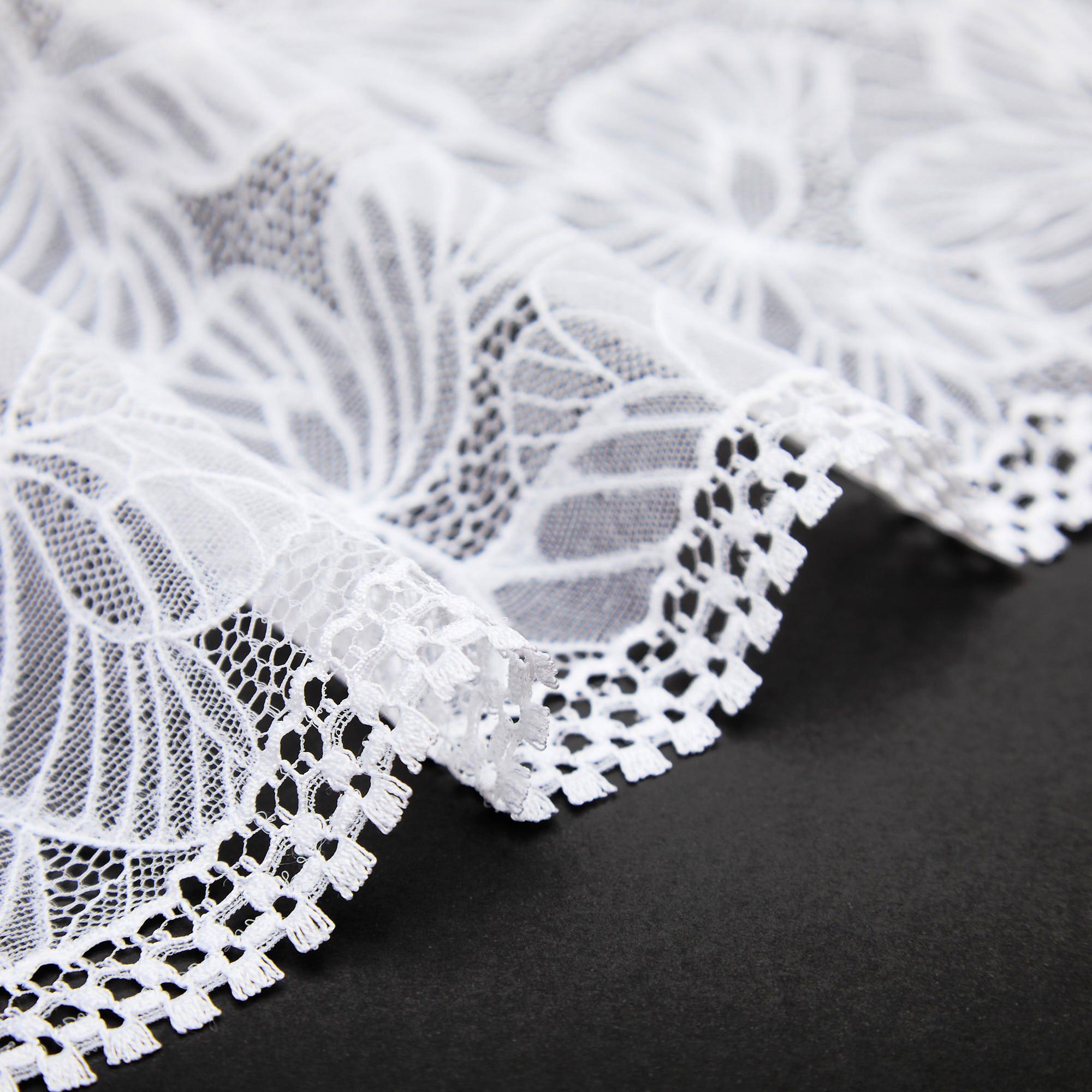 Кружево Эластичное 101756 (Белый, Стандарт, БП)