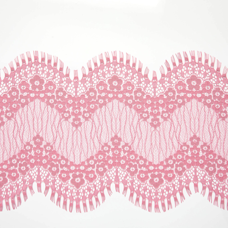 Кружево неэластичное W6072Q (Розовый, RR012945B, БП)