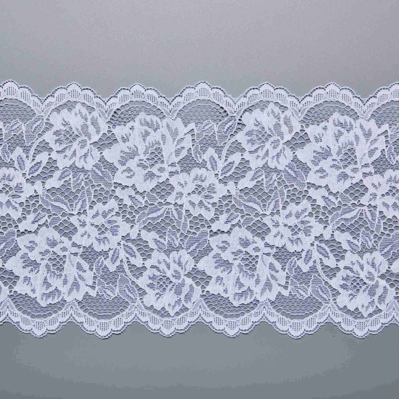 Кружево Эластичное HD618M (Белый, Стандарт, БП)