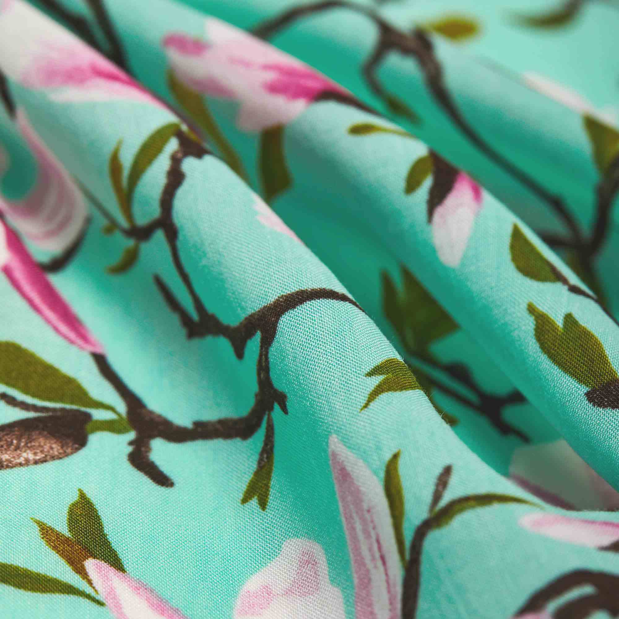 Вискоза тканая принт RM003p (Ментоловый, 8A1704718, БП)