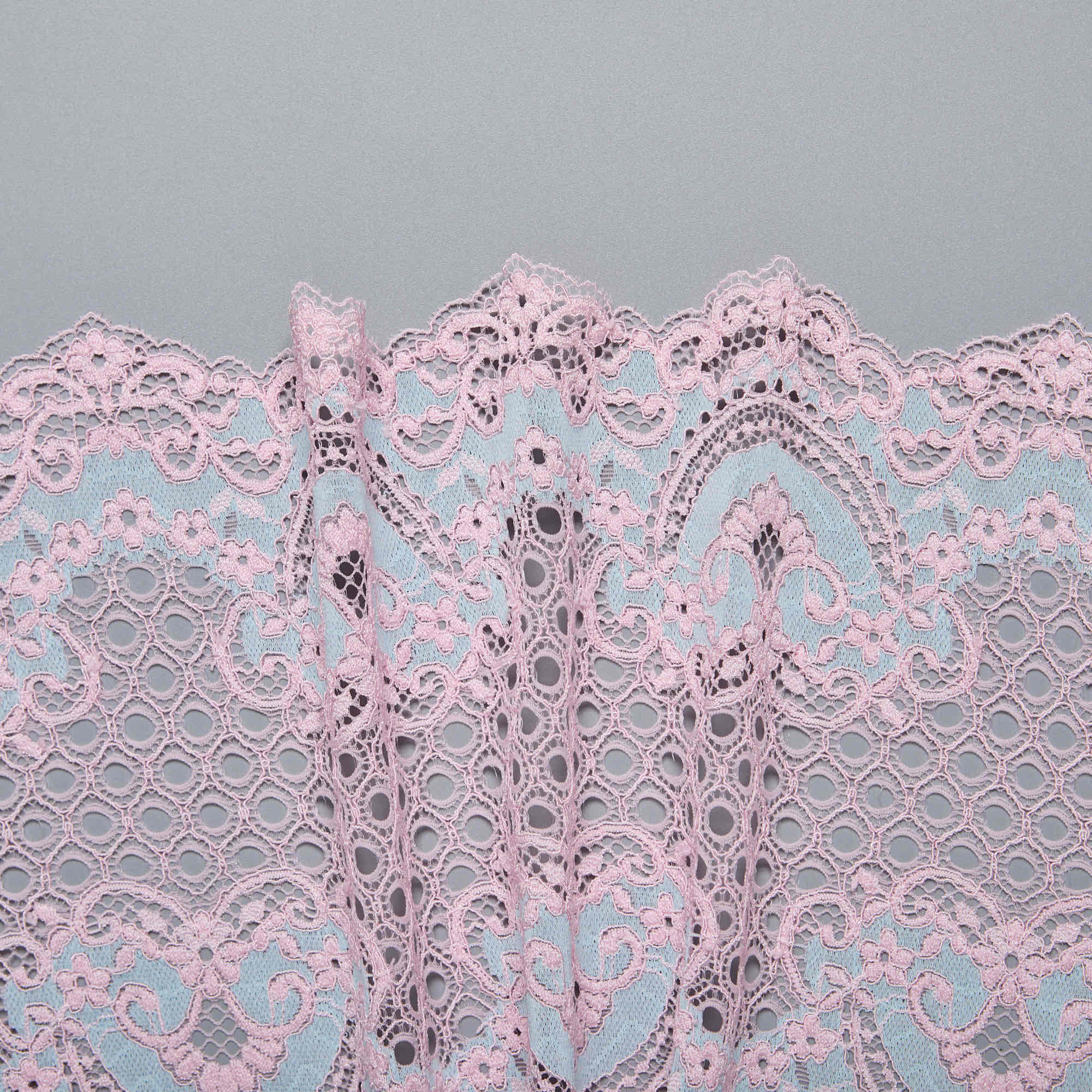 Кружево Эластичное HX667M (Розовый, RL000701B, БП)