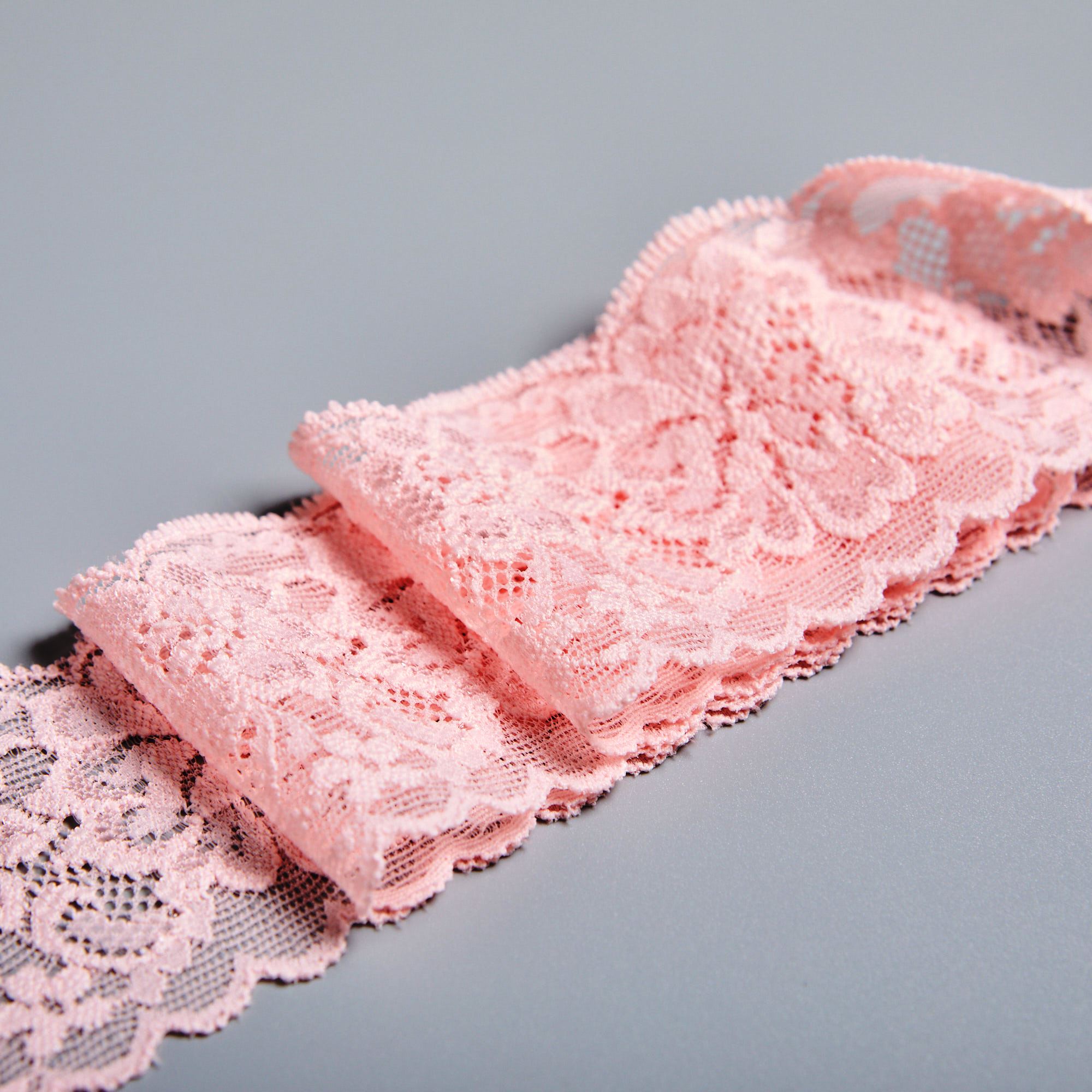 Кружево эластичное узкое 39225BH (Персиковый, 6С1343A, БП)