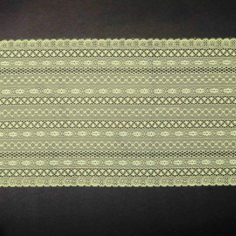 Кружево Эластичное V60447 (Желтый, QH220721074A, 12-0741)