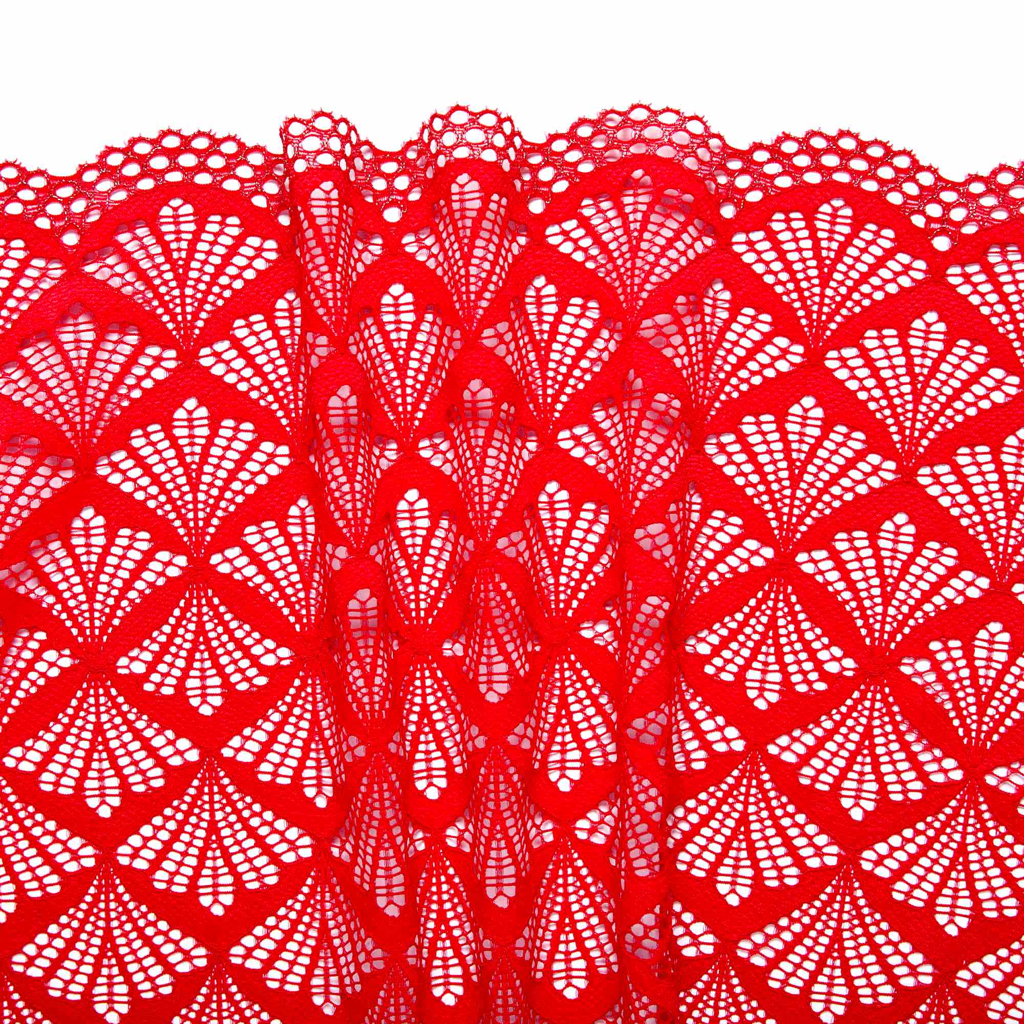 Кружево Эластичное HB070427J (Красный, S170101007A, БП)