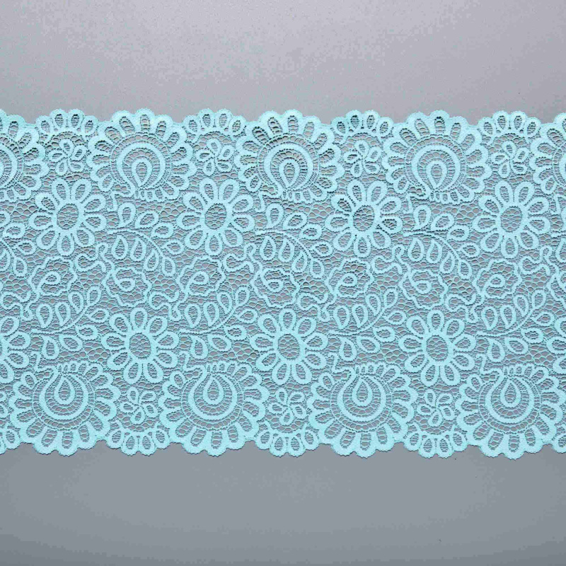 Кружево Эластичное L07725D (Ментоловый, Q160328160-1C, БП)