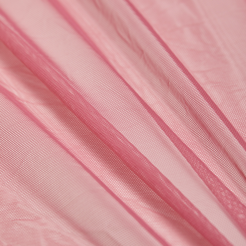 Сетка неэластичная 31214 (Розовый, 17-1623 TC, БП)