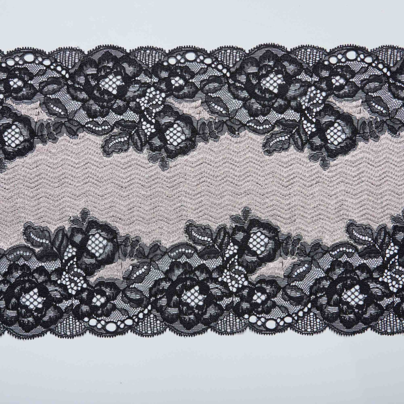 Кружево Эластичное HX616M (Айвори, DY000605, БП)