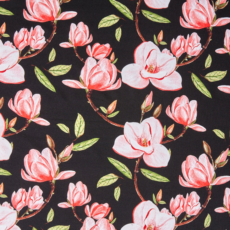 Микрофибра Принт WONDER STAMPATO (Черный, J0994 var.0001, БП)