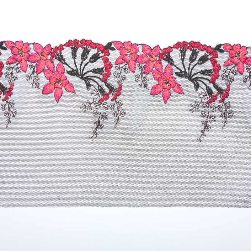 Вышивка На Сетке Неэластичной 418359 (Черный, K66195, БП)