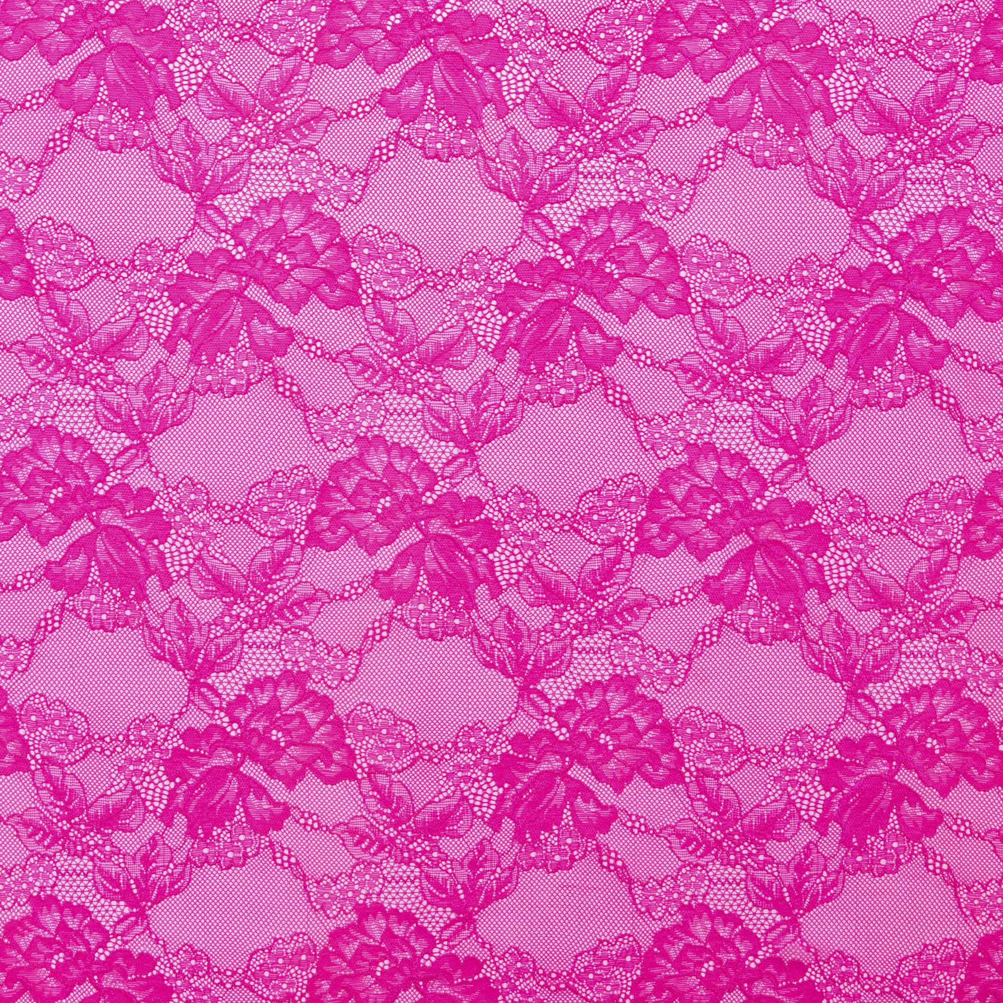 Кружевное Эластичное Полотно HA3667N (Розовый, B22050718C, NEON)