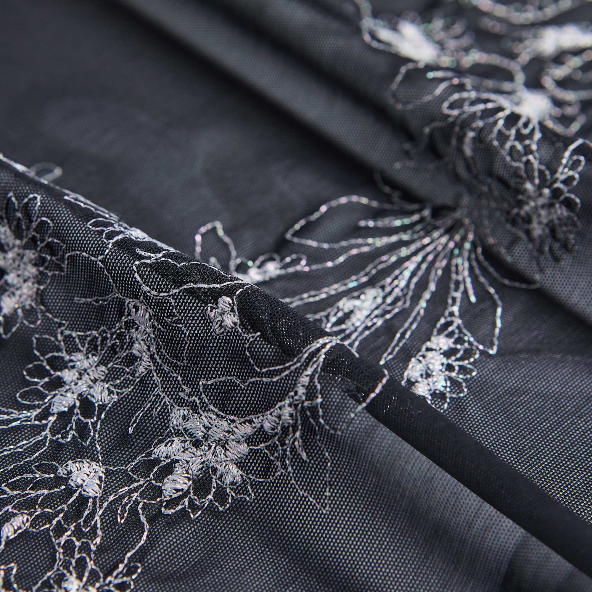 Вышивка На Сетке Эластичной 415040 (Черный, K55664, БП)