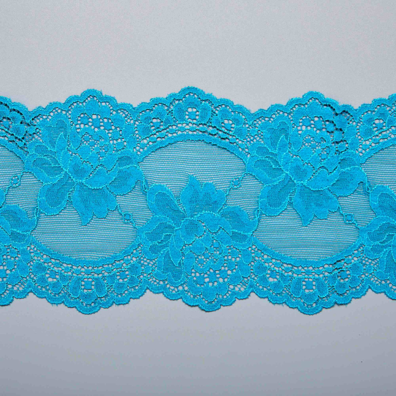 Кружево Эластичное M05265.15 (Бирюзовый, LAGON DU B33825, БП)