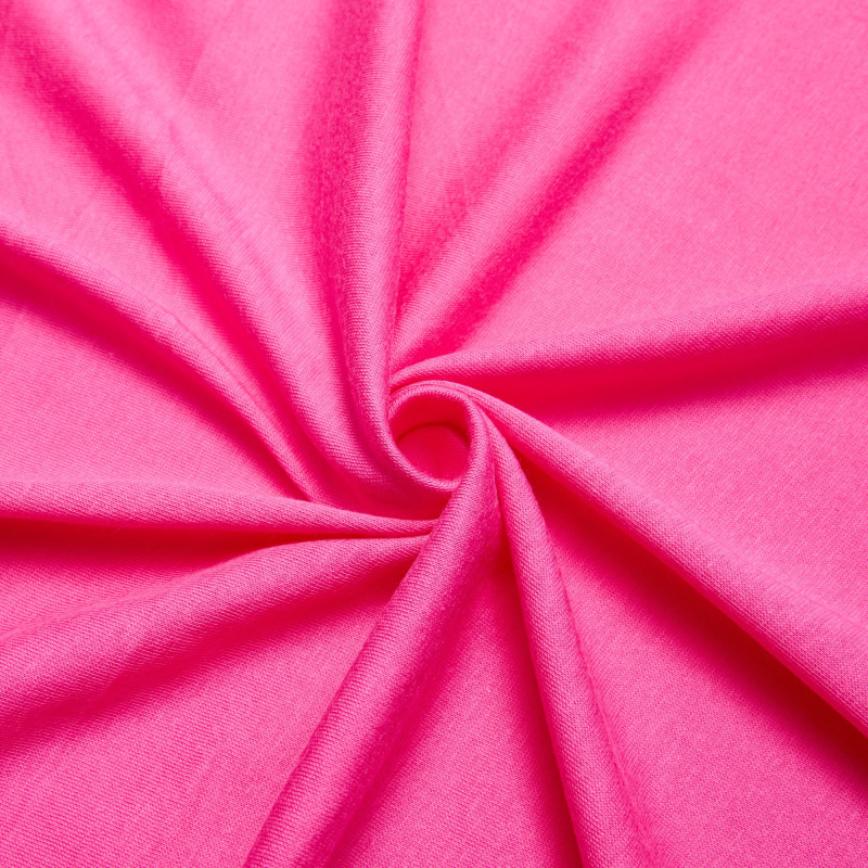 Хлопок трикотажный 2274 (Розовый, 17-2230, БП)